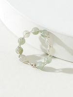 Antiek Koper Draad natuurlijk Steen Ring - thumbnail