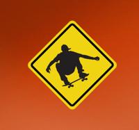 Skateboard bord sticker