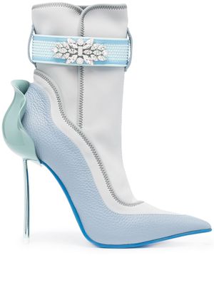 Le Silla bottines à ornements en cristal - Bleu