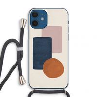 Geo #3: iPhone 12 mini Transparant Hoesje met koord Geo #3: iPhone 12 mini Transparant Hoesje met koord