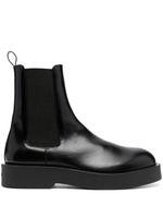 Jil Sander leather Chelsea boots - Noir - thumbnail