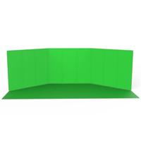 StudioKing Panoramische Achtergrond Green Screen FSF-240900PT 240x900cm