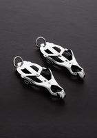 2 Squeezer Teaser Clover Nipple Clamps W Ring - thumbnail