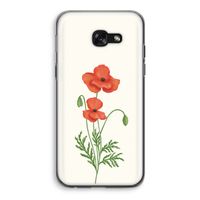 Red poppy: Samsung Galaxy A5 (2017) Transparant Hoesje