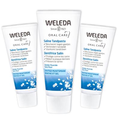 Weleda Saline Tandpasta 3 x 75ml Promopakket