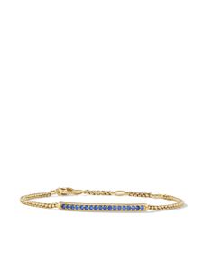 David Yurman bracelet Petite Pavé Bar en or 18ct