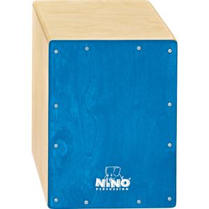 Nino Percussion NINO950B 13 inch cajon voor kinderen blauw