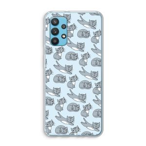 Poezen: Samsung Galaxy A32 4G Transparant Hoesje