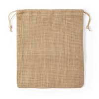 Nuture Eco Sport gymtasje met rijgkoord 25 x 30 cm van jute katoen Nuture Eco Sport gymtasje met rijgkoord 25 x 30 cm van jute katoen