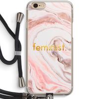 Feminist: iPhone 6 / 6S Transparant Hoesje met koord