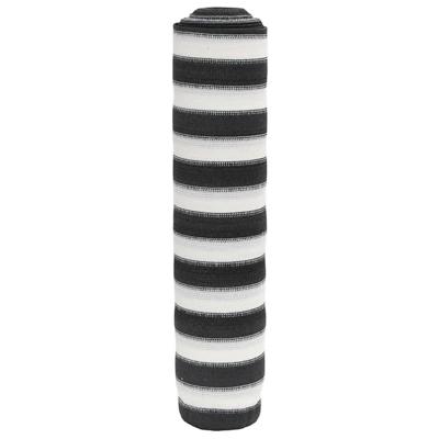 VidaXL Privacynet 195 g/m² 1x10 m hdpe antracietkleurig en wit