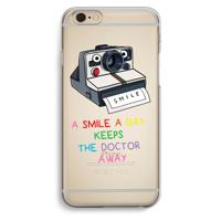 Smile: iPhone 6 / 6S Transparant Hoesje
