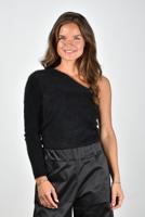 Lisa Yang trui Dae 2024281 black brushed