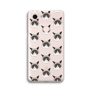 It's a Purrr Case: Google Pixel 3 XL Transparant Hoesje