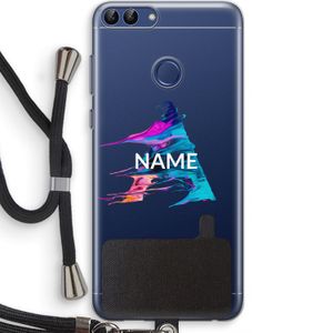 Abstract Spectrum: Huawei P Smart (2018) Transparant Hoesje met koord