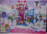 Famosa Pinypon sneeuw park met wel 40 accessoires en 1 speelfiguur