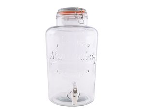 Point Virgule Glazen pot met kraantje 8l