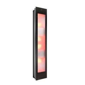 Sunshower Combi Black UV en Infrarood Opbouwapparaat 29x144x22.8 cm Aluminium Zwart