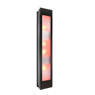 Sunshower Combi Black UV en Infrarood Opbouwapparaat 29x144x22.8 cm Aluminium Zwart
