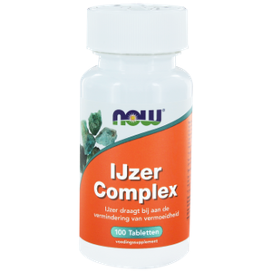 NOW IJzer Complex Tabletten