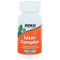NOW IJzer Complex Tabletten - thumbnail