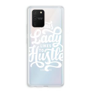 Hustle Lady: Samsung Galaxy S10 Lite Transparant Hoesje