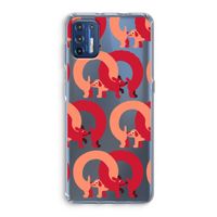 Dogs: Motorola Moto G9 Plus Transparant Hoesje