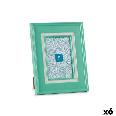 Fotolijsten Gift Decor Groen Kristal Plastic (6 Stuks)