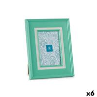 Fotolijsten Gift Decor Groen Kristal Plastic (6 Stuks)