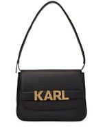 Karl Lagerfeld sac porté épaule K/Letters Flap - Noir - thumbnail