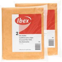 Viscose Dweilen - 4x stuks - 60 x 50 cm - schoonmaakdoeken - oranje Viscose Dweilen - 4x stuks - 60 x 50 cm - schoonmaakdoeken - oranje