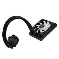 Silverstone VIDA 120 SLIM Computer behuizing Kit voor vloeistofkoeling 12 cm Zwart 1 stuk(s) - thumbnail