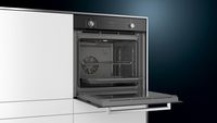 Siemens iQ300 HB334ABS0 oven 71 l A Zwart, Roestvrijstaal - thumbnail