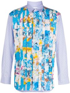 Comme Des Garçons Shirt chemise à rayures - Bleu