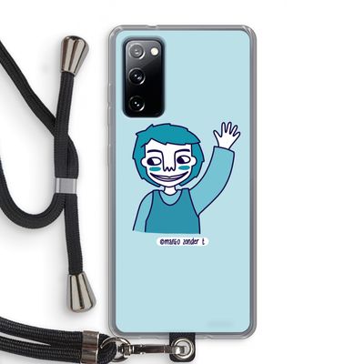 Zwaai: Samsung Galaxy S20 FE / S20 FE 5G Transparant Hoesje met koord