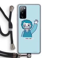 Zwaai: Samsung Galaxy S20 FE / S20 FE 5G Transparant Hoesje met koord Zwaai: Samsung Galaxy S20 FE / S20 FE 5G Transparant Hoesje met koord