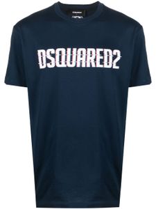 DSQUARED2 t-shirt à logo imprimé - Bleu