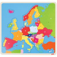 Europa houten puzzel, 36 stukjes