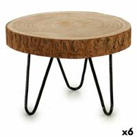 Bijzettafel Gift Decor Bruin 4,2 x 30 x 30 cm 28 x 28 x 20 cm 30 x 20 x 24 cm (6 Stuks)
