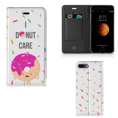 Apple iPhone 7 Plus | 8 Plus | Flip Style Cover | Donut Roze