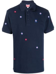 Kenzo chemise Target à broderies - Bleu