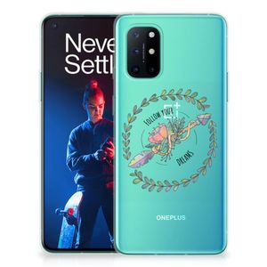 OnePlus 8T Telefoonhoesje met Naam Boho Dreams