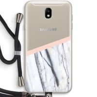 A touch of peach: Samsung Galaxy J7 (2017) Transparant Hoesje met koord