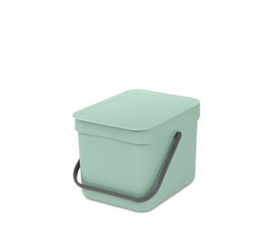 Brabantia Sort & Go afvalemmer 6 liter jade green