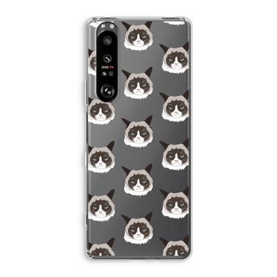 It's a Purrr Case: Sony Xperia 1 III Transparant Hoesje