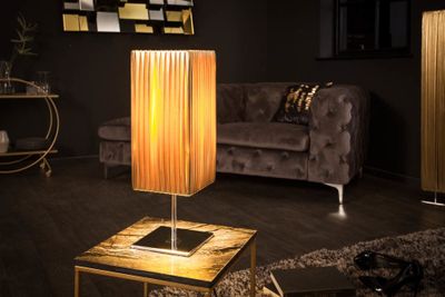Moderne design tafellamp PARIS 43cm gouden tafellamp - 10034