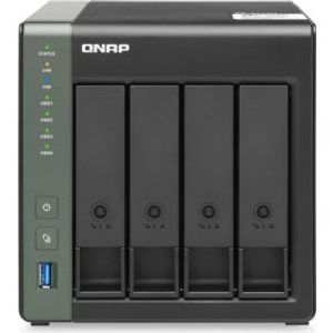 QNAP TS-431X3-4G, 4 BAY NAS (NO DISK),AL-314,4GB,10GbE SFP +(1) ,2.5GbE(1),GbE(1),TWR,2YR