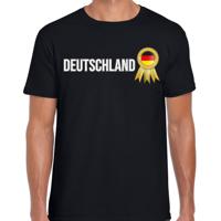 Verkleed T-shirt voor heren - Deutschland- zwart - voetbal supporter - themafeest - Duitsland