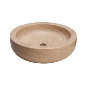 Waskom Forzalaqua Verona Travertin Gezoet 40x12 cm