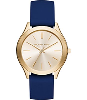 Horlogeband Michael Kors MK2511 Silicoon Blauw 20mm